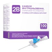 КАНЮЛЯ (КАТЕТЕР) В/В 2В G22 (0,9Х25 ММ) ГОЛУБ. 1689