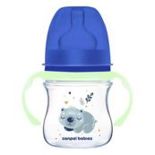 Пляшка антиколікова Canpol Babies Easystart Koala 35/236 з широким отвором блакитна 120 мл
