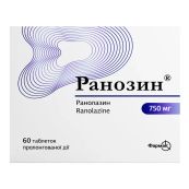 Ранозин таблетки пролонгированного действия 750 мг блистер №60
