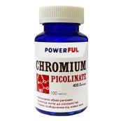 Пиколінат хрому POWERFUL капсули по 400 мкг №100