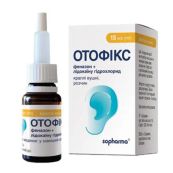 Отофікс краплі вушні розчин 16,65 г флакон 15 мл