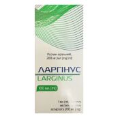 Ларгинус раствор оральный 200 мг/мл банка 100 мл