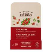 Бальзам для губ Green Pharmacy витаминный коктейль Брусника и Клюква 3,6 г