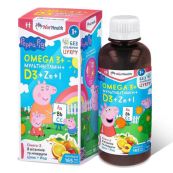 НатХелс Омега 3 + D3 + Zn + I + Мультивитамин для детей во флаконе 165 мл