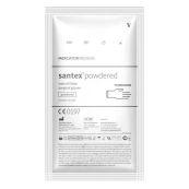 ПЕРЧАТКИ ХИР. СТ. SANTEX ЛАТ. Р.7,5  С ПУДРОЙ ПАРА