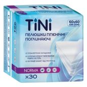 ПЕЛЕНКА ГИГ. TINI NORMA 60Х60 №30  0349