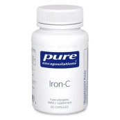 Залізо з вітаміном C Iron-C Pure Encapsulations капсули №60