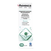 Очищувальний та матуючий гель для обличчя Акнекса для вмивання 100 мл