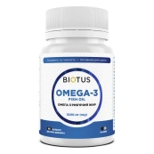 BIOTUS ОМЕГА-3 ИСЛАНДСКИЙ РЫБИЙ ЖИР 1000МГ КАПС. №60  0012