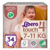 ПОДГ. ЛИБЕРО 4 TOUCH ТРУСИКИ 7-11 КГ №34  9991