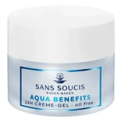 Крем-гель для лица Sans Soucis (Сан Суси) Aqua Benefits 24 часа увлажнения для комбинированной кожи 50 мл