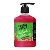 FRESH JUICE МЫЛО ЖИД. RHUBARB & CRANBERRIES ДОЗ. 460МЛ  35355