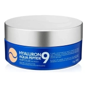 Зволожуючі гідрогелеві патчі під очі з пептидами MEDIPEEL Peptide 9 Hyaluron Aqua №60
