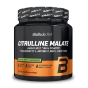 Амінокислота Biotech Citrulline Malate Цитруліна малат Зелене яблуко порошок банка 300 г