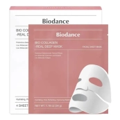 Колагенова гідрогелева маска для глибокого зволоження, набір Biodance Bio-Collagen 34 г №4 шт