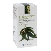 Хлорофиллипт раствор спиртовой 10 мг/мл флакон 100 мл