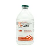 Гекодез розчин для інфузій 6 % пляшка 400 мл