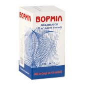 Ворміл суспензія для перорального застосування 400 мг/10 мл