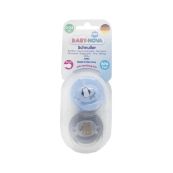 Пустышка Baby-Nova 26360 силиконовая круглая прозрачная №2