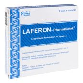 Лаферон-Фармбіотек ліофілізований порошок для розчину для ін'єкцій 1000000 МО флакон №10