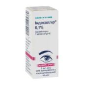 Индоколлир 0,1% капли глазные 1 мг/мл флакон-капельница 5 мл