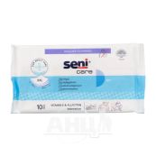 Салфетки увлажняющие для ухода за кожей Seni Care №10