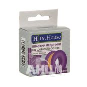 Пластир медичний Dr. House на шовковій основі 2,5 см х 500 см з подвісом