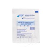 Салфетки марлевые медицинские Виола стерильные 5 х 5 двенадцатислойные №2