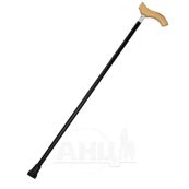 Трость металлическая черная