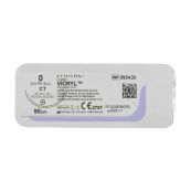 Вікрил W9430 фіолетовий №0 довжина 90 см голка колюча 40 мм окружність 1/2