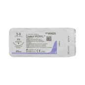 Викрил W9525T неокрашенная № 3/0 длина 45 см игла п-обратно-режущая 26 мм окружность 3/8