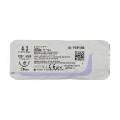 Вікрил плюс з покриттям антибактеріальний/поліглактин 910 4 70 см голка колюча