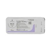 Вікрил W9246 фіолетовий №2 довжина 75 см голка колюча посилена 45 мм окружность 1/2