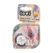 Пустушка силіконова Canpol Babies 22/856 динамічна 3-6 міс lovi indian summer для дівчаток №2