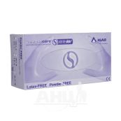 Рукавички оглядові нітрилові нестерильні без пудри sempercare skin2 розмір 6-7 s пара №100