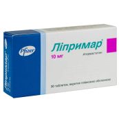 Липримар таблетки покрытые пленочной оболочкой 10 мг блистер №30