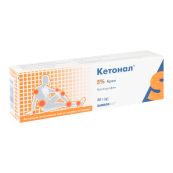 Кетонал крем 5 % туба 30 г