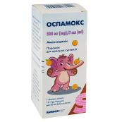 Оспамокс порошок для оральної суспензії 500 мг/5 мл флакон 12 г 60 мл