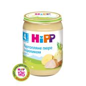 Пюре HiPP кролик з картоплею та фенхелем 190 г