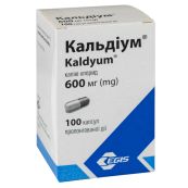 Кальдіум капсули подовженої дії 600 мг флакон №100