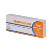 Левофлоцин 500 таблетки покрытые оболочкой 500 мг блистер №5