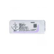 Вікрил W9027 фіолетовий №1 довжина 1,5 м без голки