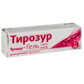 Тирозур гель 1 мг/г туба 5 г