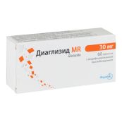 Діаглізид MR таблетки з модифікованим вивільненням 30 мг №60