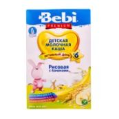 Суха молочна каша Bebi Premium рисова з бананом 250 г