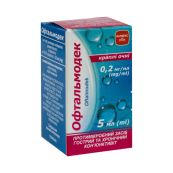 Офтальмодек краплі очні 0,2 мг/мл флакон з кришкою-крапельницею 5 мл