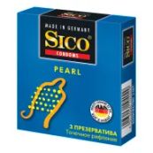 Презервативы Sico Pearl с пупырышками со смазкой №3