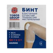 Бинт эластичный сетчатый трубчатый Торос-Груп 50 см х 3 см (рука,нога,детск.голова,бедро)