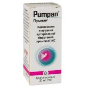 Пумпан краплі оральні флакон-крапельниця 20 мл