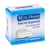 Пластырь медицинский Dr. House на тканевой основе 3 см х 500 см
